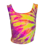 Tie dyed Sports Crop Tank Crayola