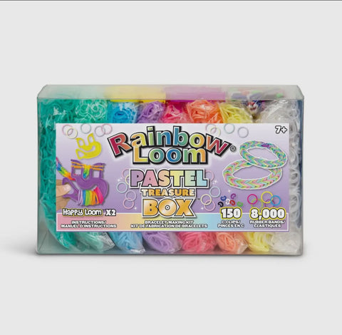 Rainbow Loom Treasure Box Pastel