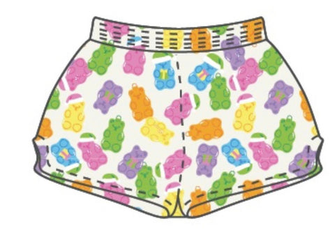IScream Holiday Beary Sweet Plush Shorts