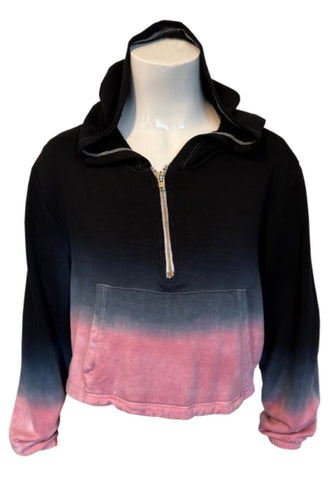 Erge Designs Long Sleeve Ombré Zip Hoody Or Pant (Black/Peach)