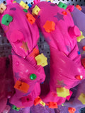Bari Lynn Clay Hearts And Star Charms Knot Headbands