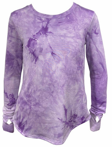 Erge Purple Tye Dye Skort / Or Long Sleeve Tunic