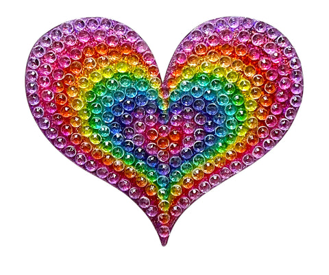 Stickerbean Groovy Heart