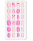 Bow Press On Nails