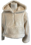 Erge Long Sleeve Fuzzy Ivory Zip Hoody Or Fuzzy Sweatpant