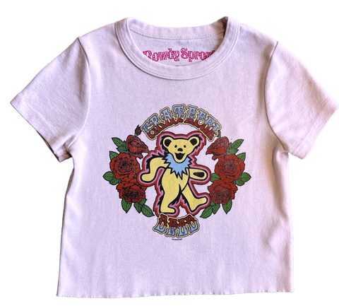 Rowdy Sprout Greatful Dead Girls Fitted Tee