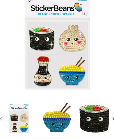 Savory And Sushi Set Stickerbeans