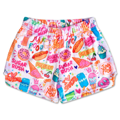 Iscream  Corey Paige Junk Food Plush Shorts