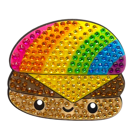 Rainbow  Burger Stickerbean