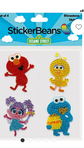Elmo And Friends Stickerbeans