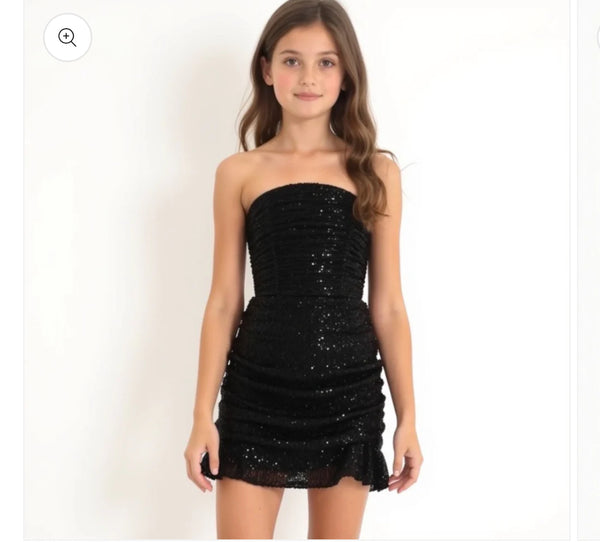 Gold Rush NYC Ophelia Black Dress