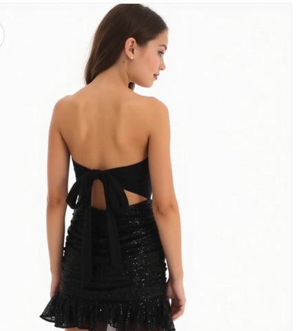 Gold Rush NYC Ophelia Black Dress