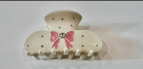 Bow Hair Clip Claw
