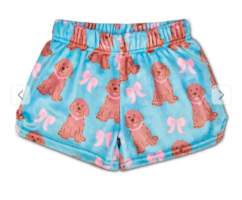Pretty Pups Plush Shorts