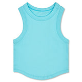 Cropped Racer back tanks