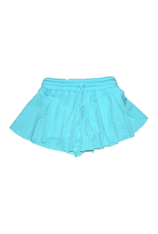 Flowers By Zoe Aqua Mesh Fly Away Shorts