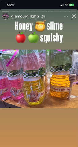 Rosh Hashanah Apples And Honey squishy and slime