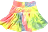 Erge Designs Tie Dyed Fitted Tank Or Pleated Skort Outburst
