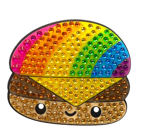 Rainbow  Burger Stickerbean