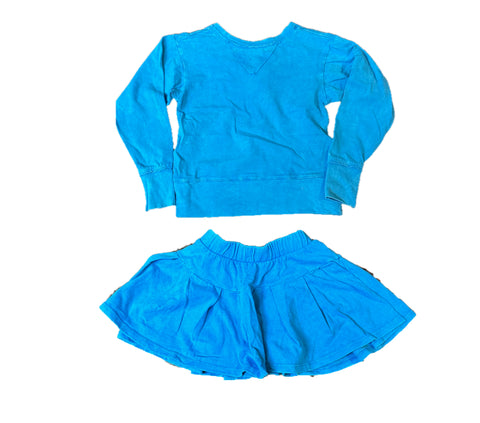 Turquoise Vintage Washed Skort Or Long Sleeve Top