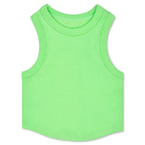 Cropped Racer back tanks