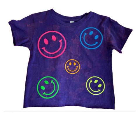 Rock Candy Purple Smiley Tee