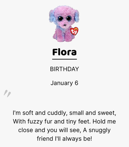 Ty Flora Beanie Baby