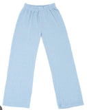 Flowers By Zoe Blue Hacci Pant, Top Or Cardigan