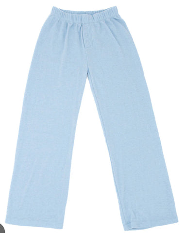 Flowers By Zoe Blue Hacci Pant, Top Or Cardigan