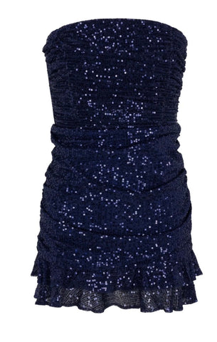 Gold Rush NYC Ophelia Dress Navy - Juniors