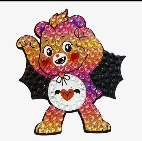 Spooky Sparkle Care Bear Stickerbean