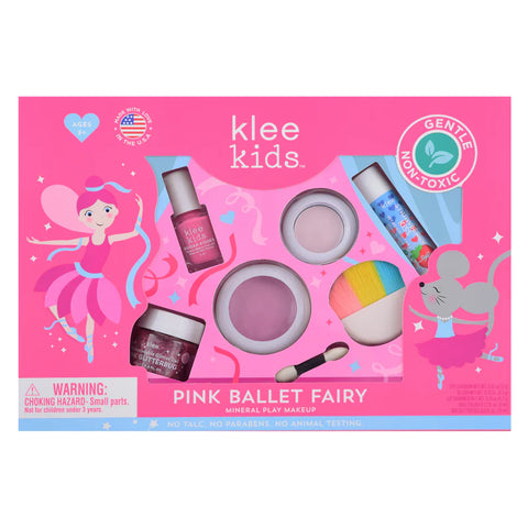 Klee Kids Pink Ballet Fairy Natural Makeup Kit