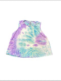 Erge Tie Dyed Mint Purple Skort Or Mint Purple Tank or Pigment Washed Aqua Tank
