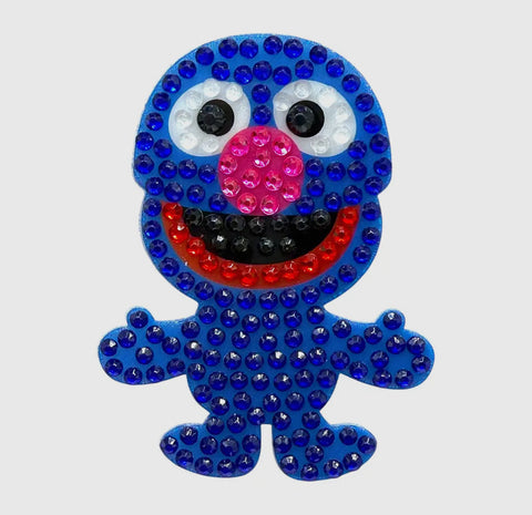 Grover Rhinestone Sesame Street Stickerbean