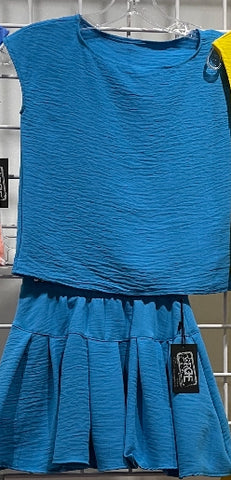 Erge Turquoise Airflow Top or Skort