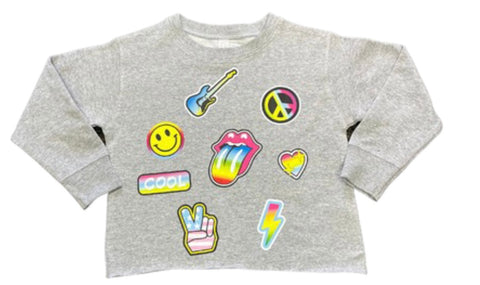 Rock Candy Icon Sweatshirt Crop
