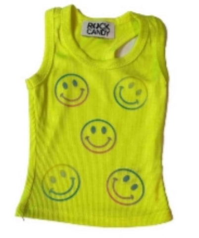 Rock Candy Neon Yellow Ombré Smile Tank