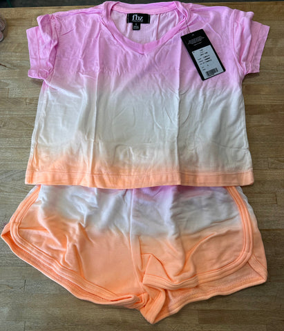 Flowers By Zoe Peach Ombré Shorts Or Top