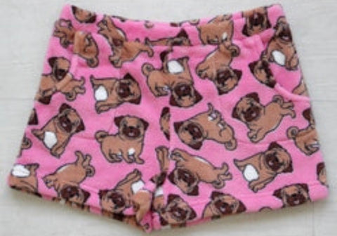 Candy Pink Pug Shorts