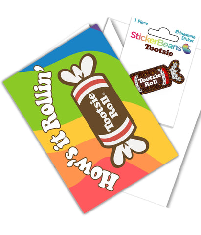 How’s It Rollin Stickerbean Greeting Card