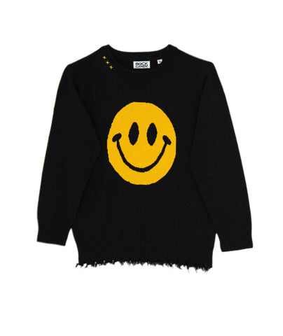 Rock Candy NYC Black Smiley Sweater