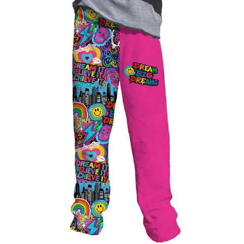 Penelope Wildberry X Kicks By Sammy Dream Big Dreams Fuzzy Lounge Pants