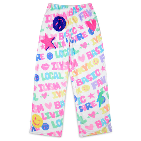 Theme Icon Plush Pants