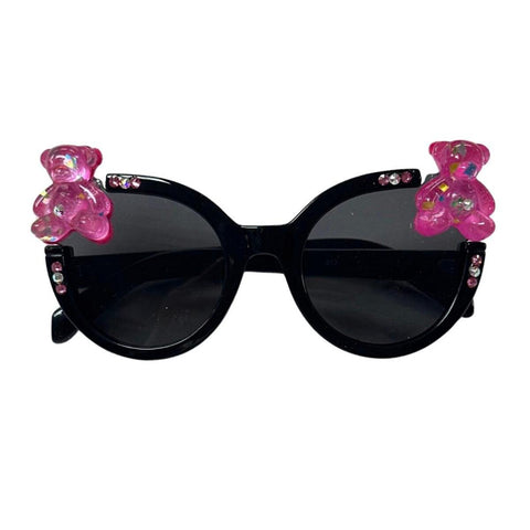 Bari Lynn Teddy Bear Cat Eye Sunglasses