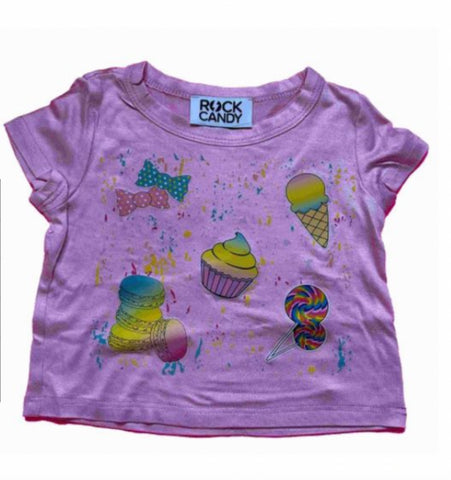 Rock Candy NY Pink Splatter Icon Shirt