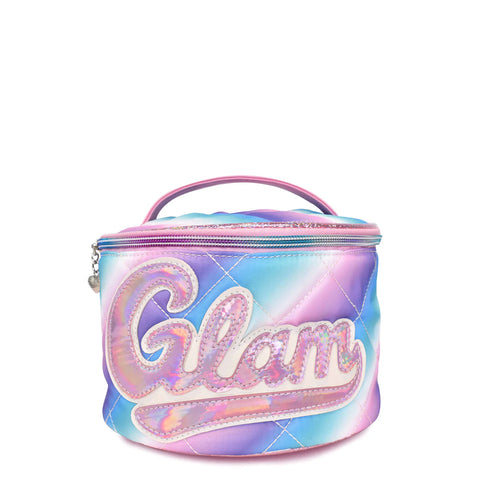 OMG Glam Ombré Quilted Round Glam Bag