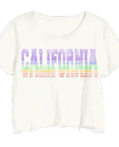 Prince Peter California Gradient Cropped Tee