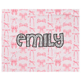 Custom Personalized Camp Name Blanket