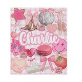 Custom Personalized Camp Name Blanket