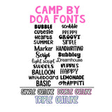 Custom Personalized Camp Name Blanket